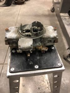 carburetor before blasting and powder coat